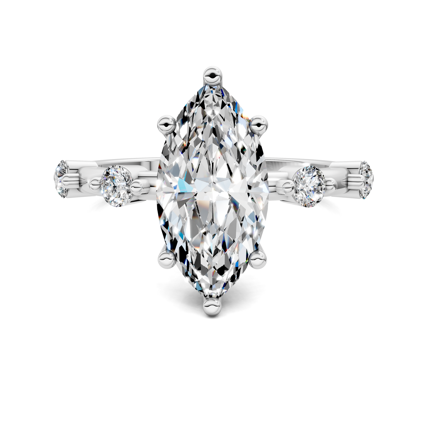 Justice Round Accent Ring