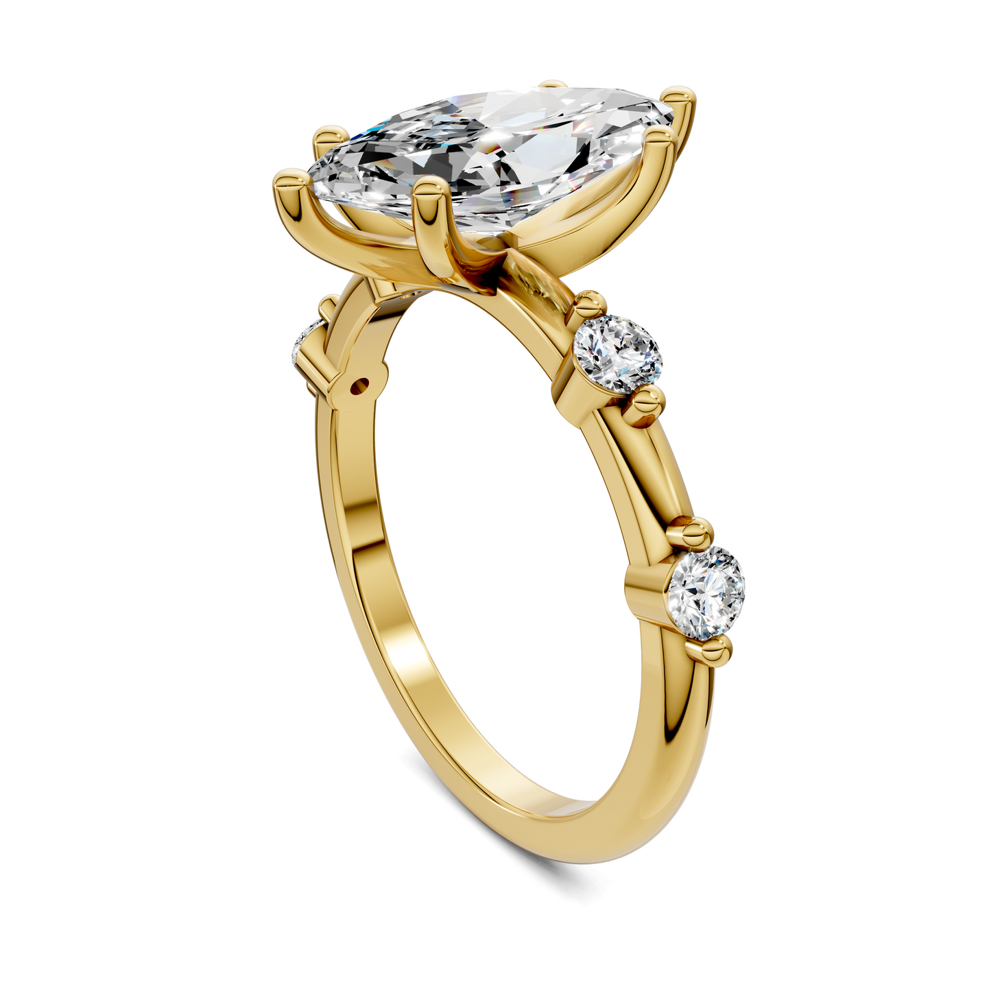 Justice Round Accent Ring