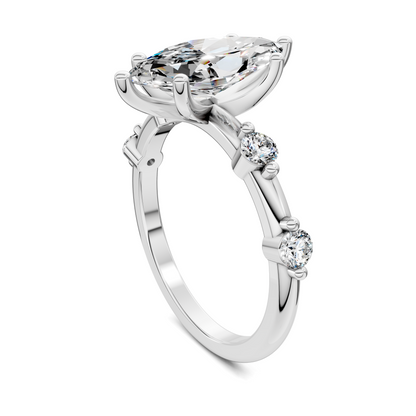 Justice Round Accent Ring