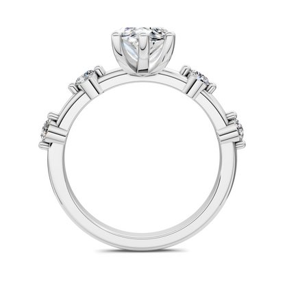 Justice Round Accent Ring