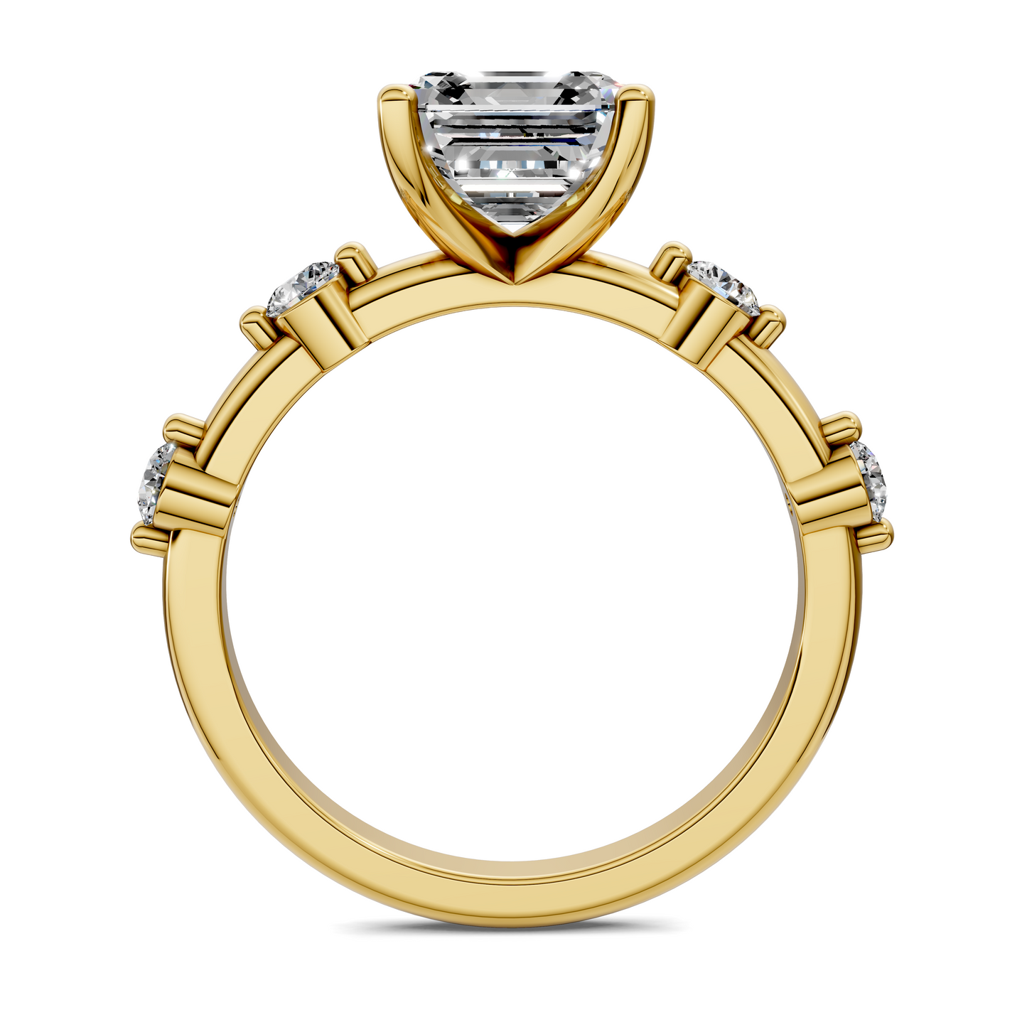 Justice Round Accent Ring