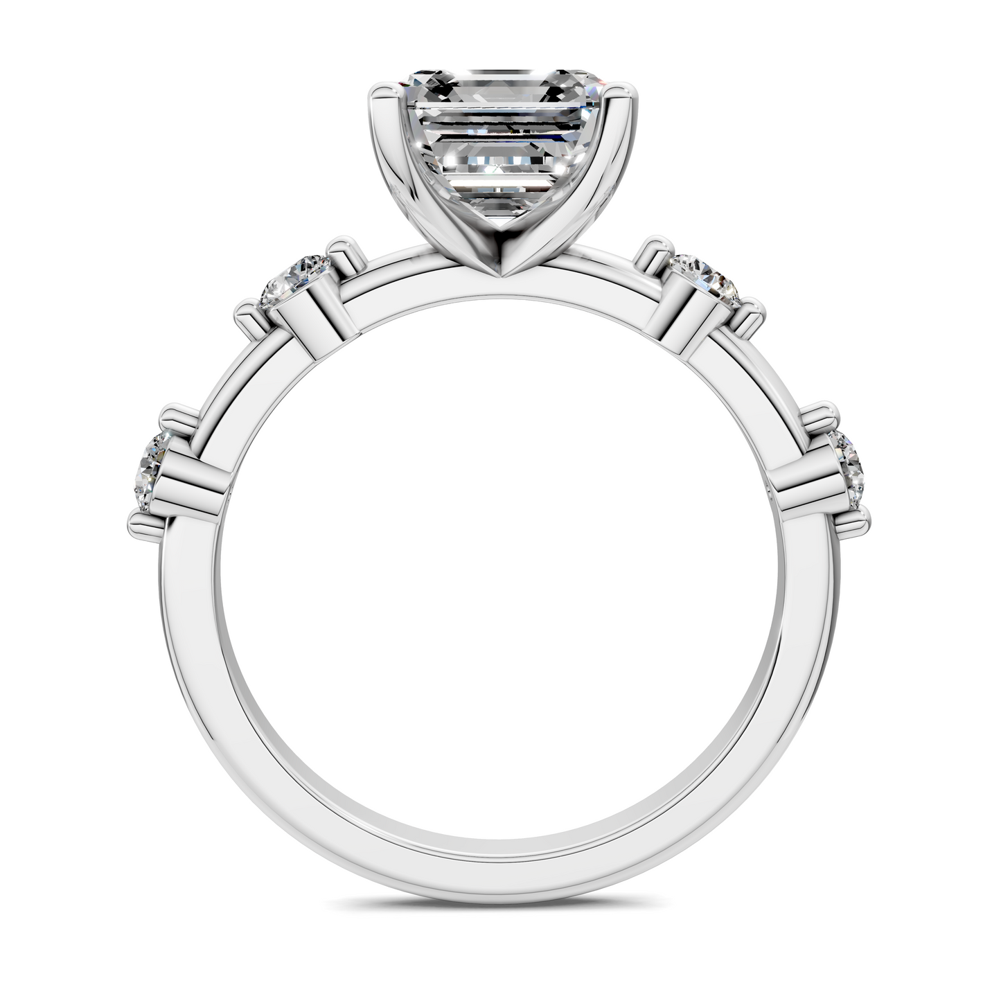 Justice Round Accent Ring