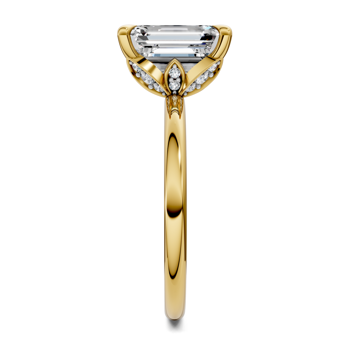 Solana Leaf Accent Ring