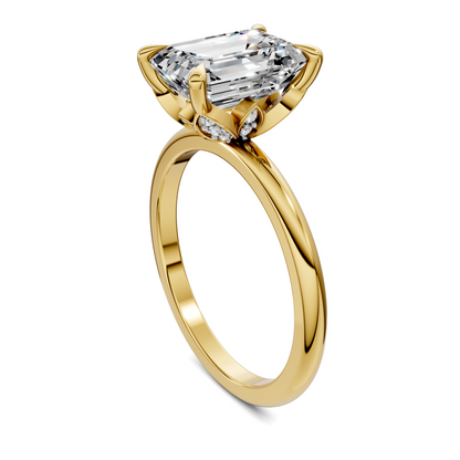 Solana Leaf Accent Ring