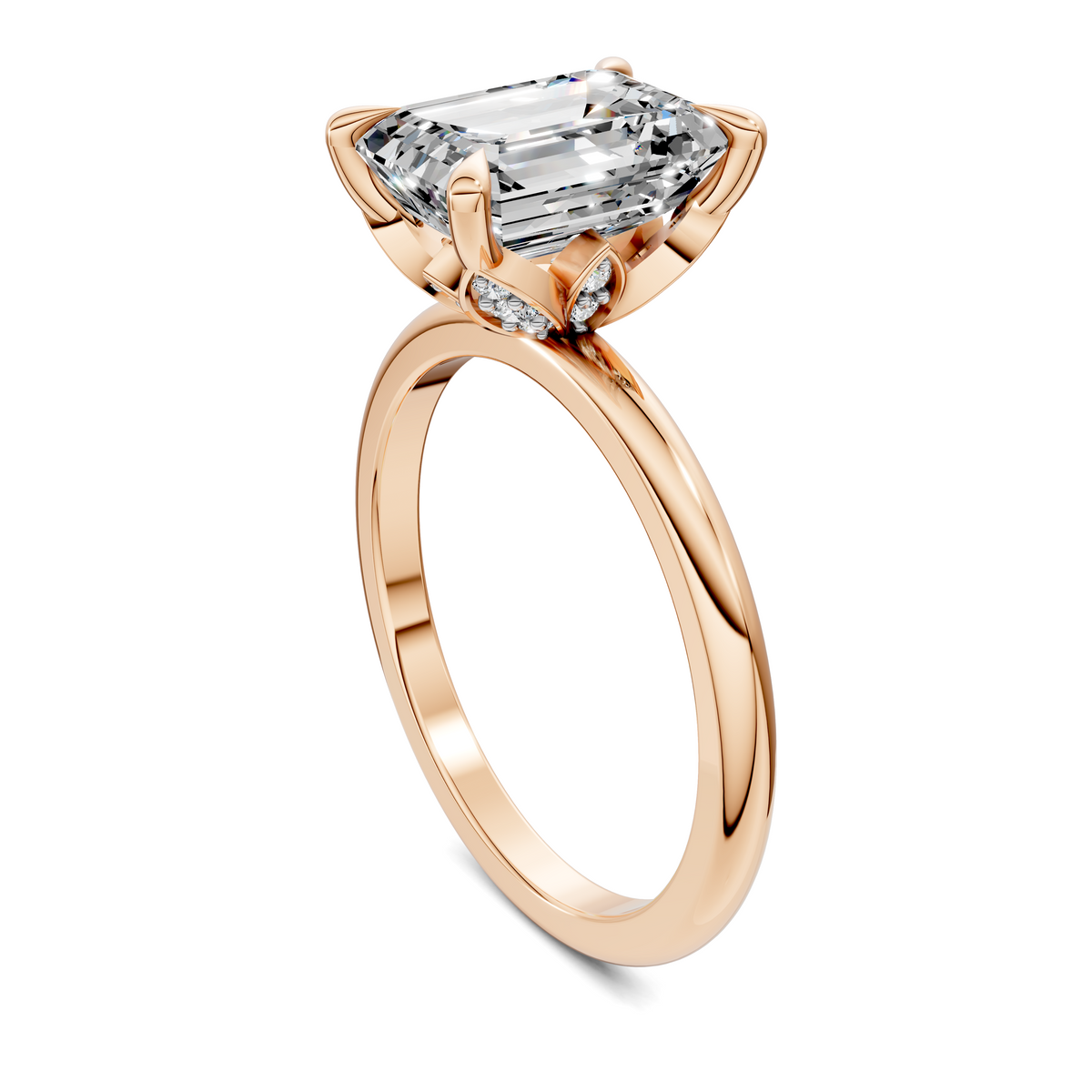 Solana Leaf Accent Ring
