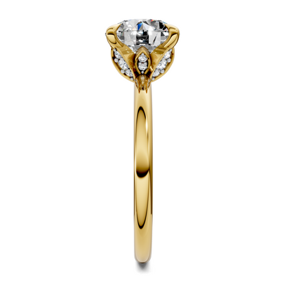 Solana Leaf Accent Ring