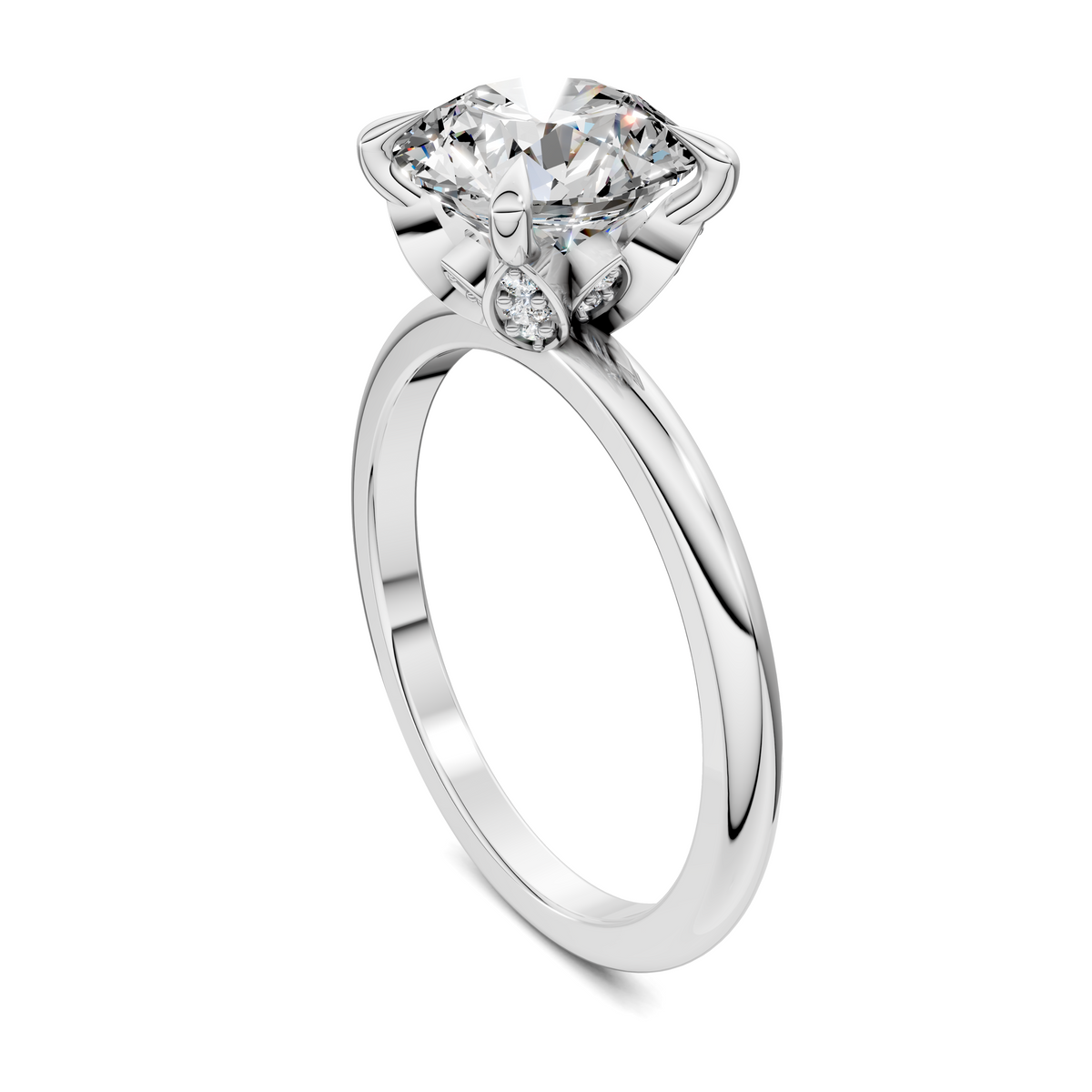 Solana Leaf Accent Ring