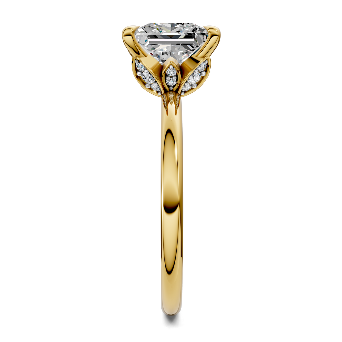 Solana Leaf Accent Ring
