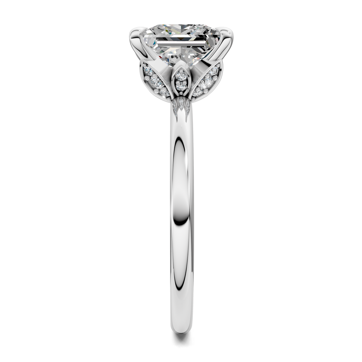 Solana Leaf Accent Ring