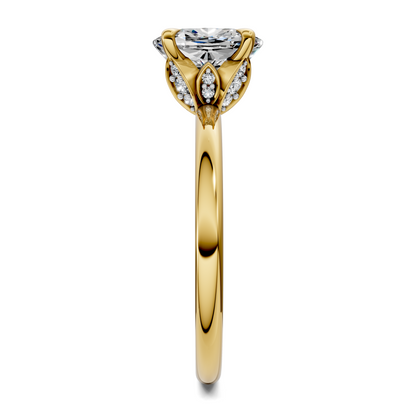 Solana Leaf Accent Ring