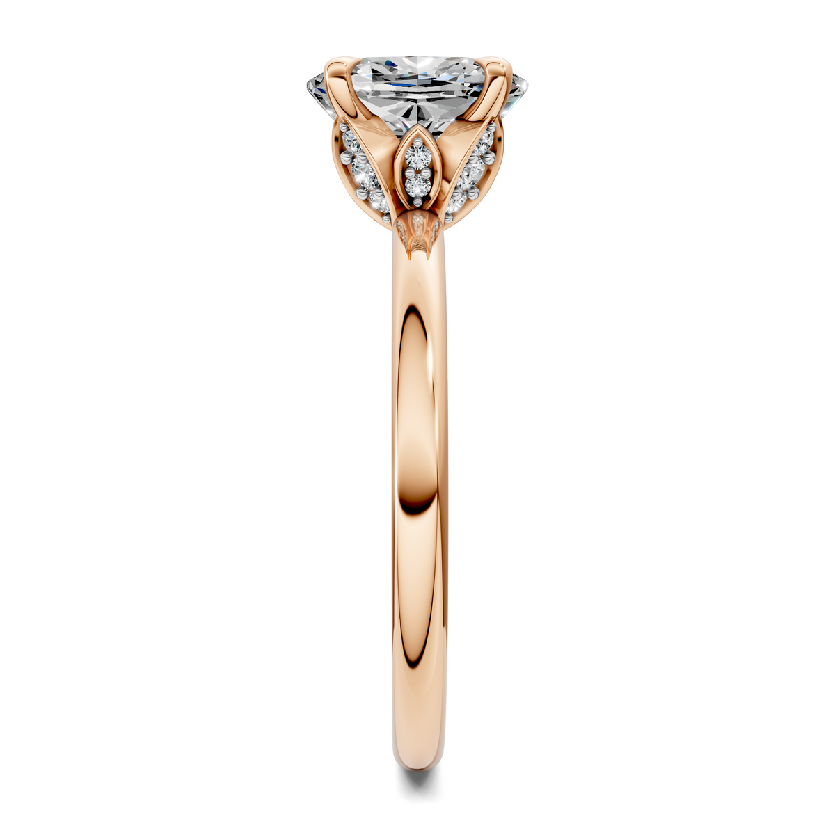 Solana Leaf Accent Ring