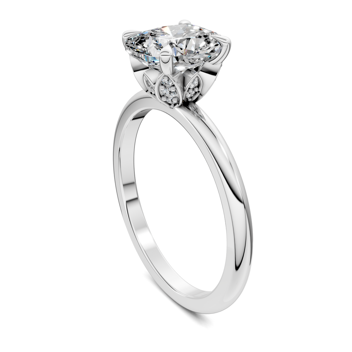 Solana Leaf Accent Ring