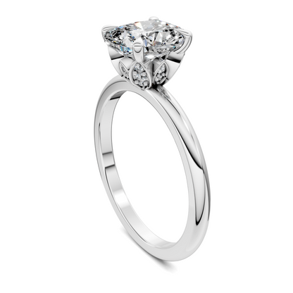 Solana Leaf Accent Ring
