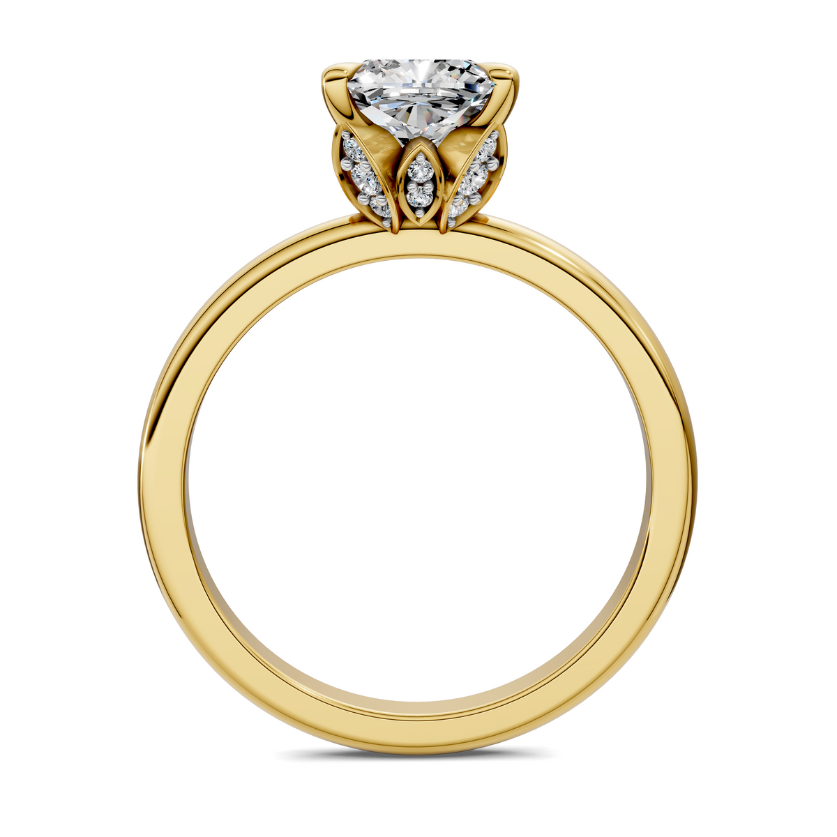 Solana Leaf Accent Ring
