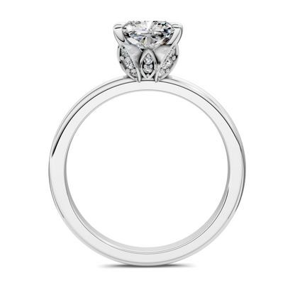 Solana Leaf Accent Ring