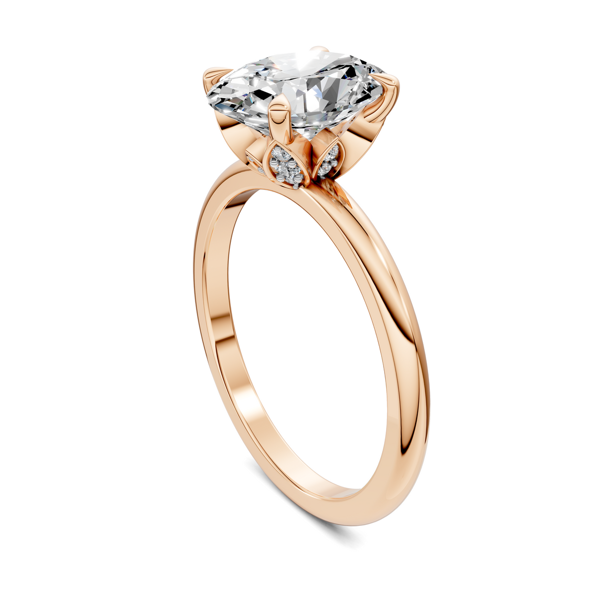 Solana Leaf Accent Ring