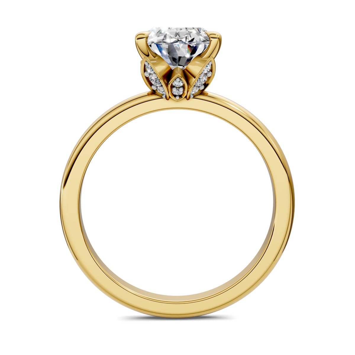 Solana Leaf Accent Ring