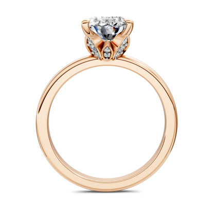 Solana Leaf Accent Ring