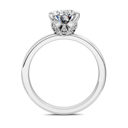 Solana Leaf Accent Ring