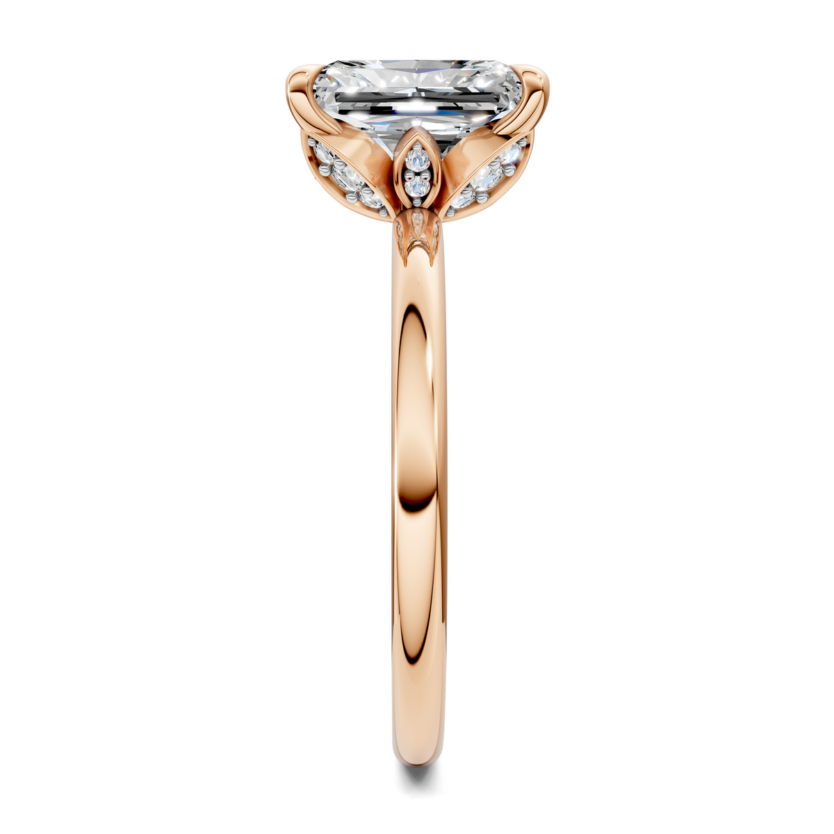 Solana Leaf Accent Ring