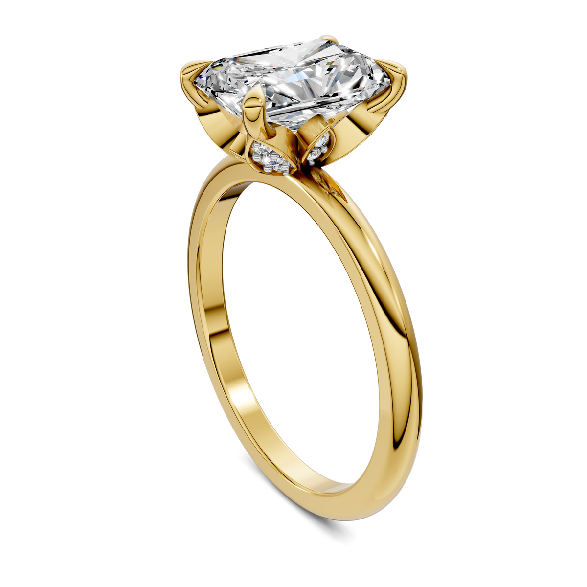 Solana Leaf Accent Ring