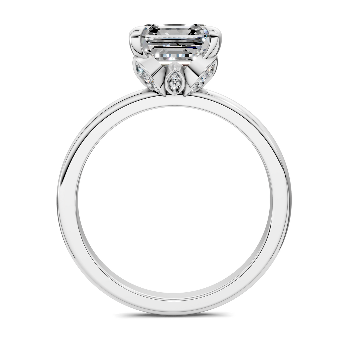 Solana Leaf Accent Ring
