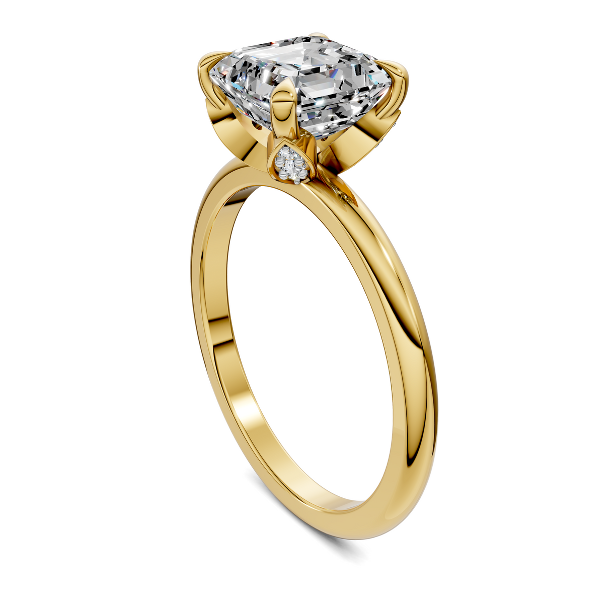 Solana Leaf Accent Ring