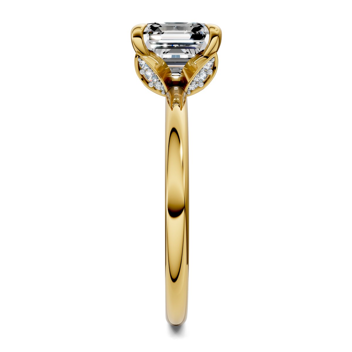 Solana Leaf Accent Ring