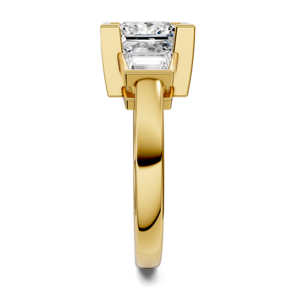 Lakelynn Bezel Three Stone Ring