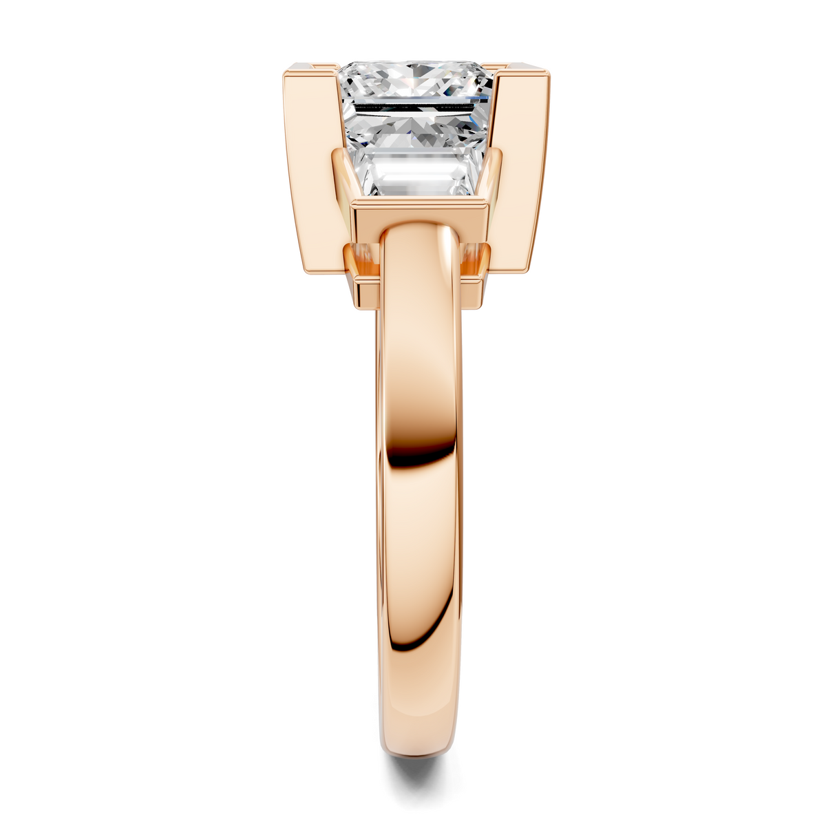 Lakelynn Bezel Three Stone Ring