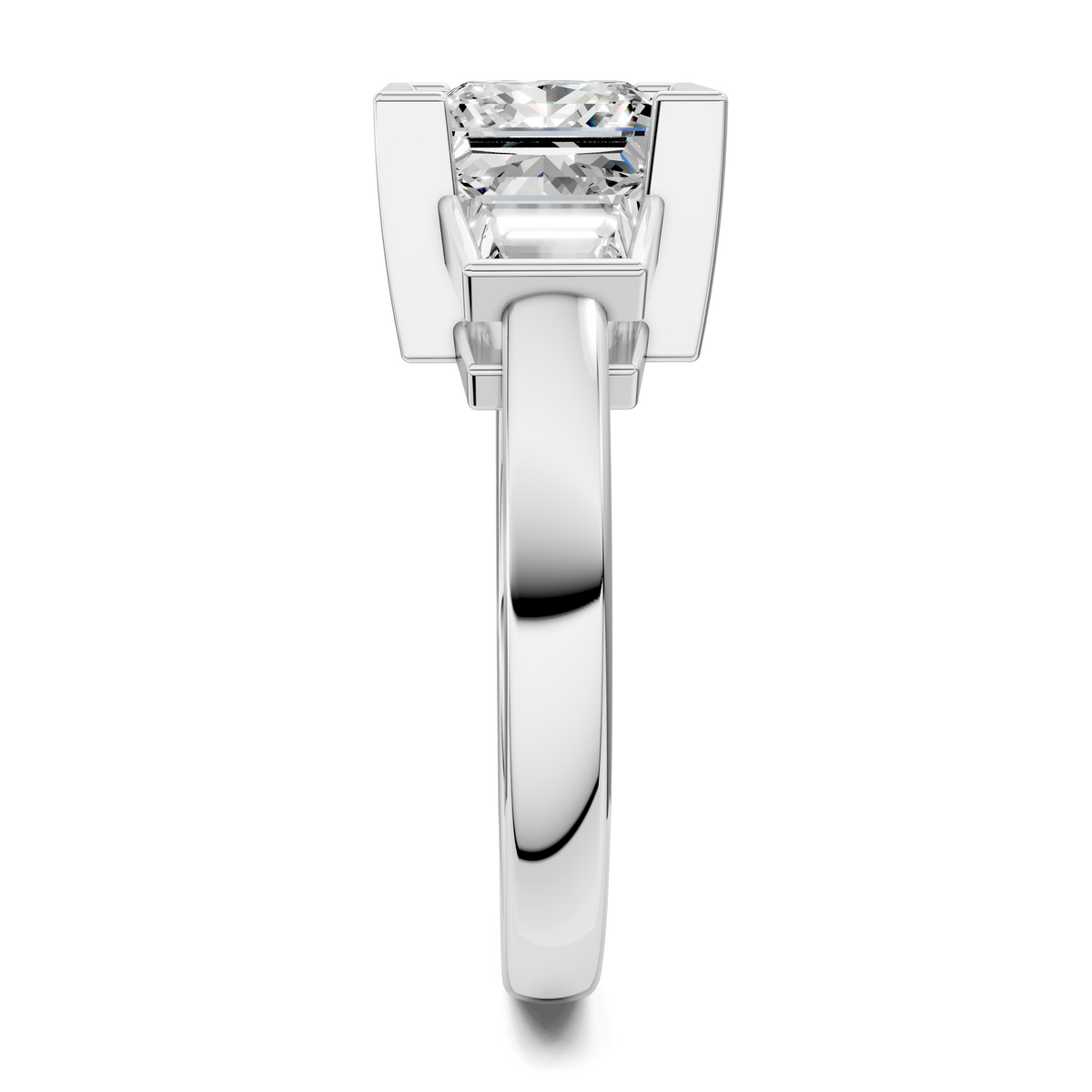 Lakelynn Bezel Three Stone Ring