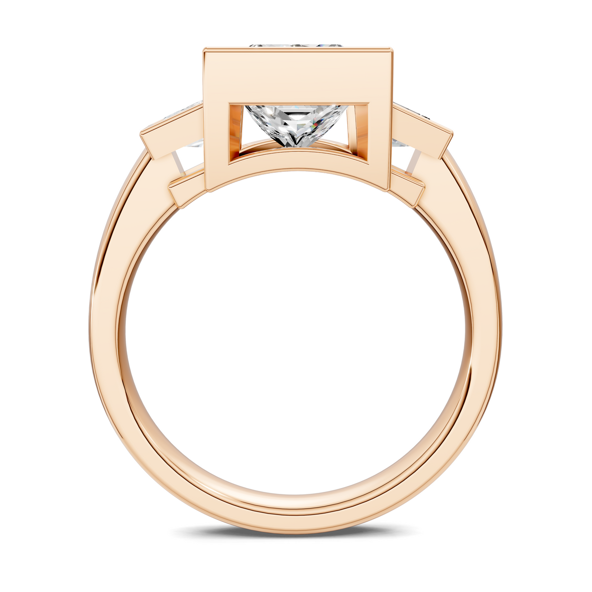 Lakelynn Bezel Three Stone Ring