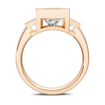 Lakelynn Bezel Three Stone Ring
