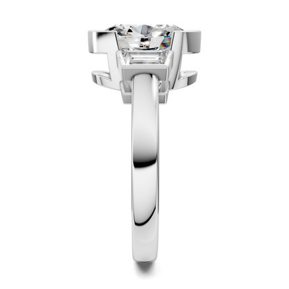 Lakelynn Bezel Three Stone Ring