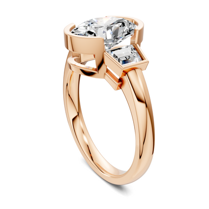 Lakelynn Bezel Three Stone Ring