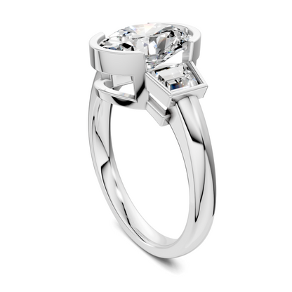 Lakelynn Bezel Three Stone Ring
