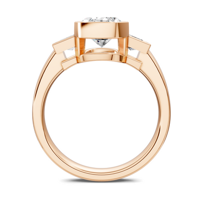 Lakelynn Bezel Three Stone Ring