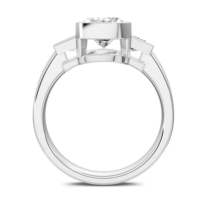 Lakelynn Bezel Three Stone Ring