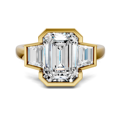Lakelynn Bezel Three Stone Ring