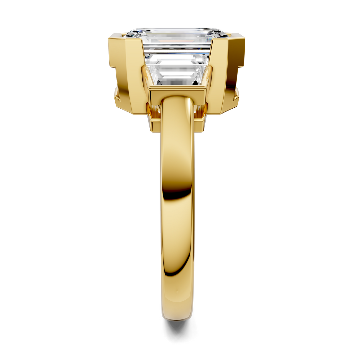 Lakelynn Bezel Three Stone Ring