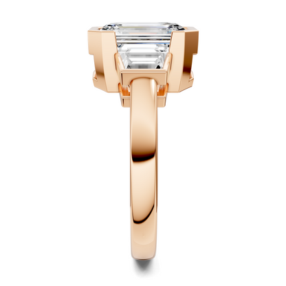 Lakelynn Bezel Three Stone Ring
