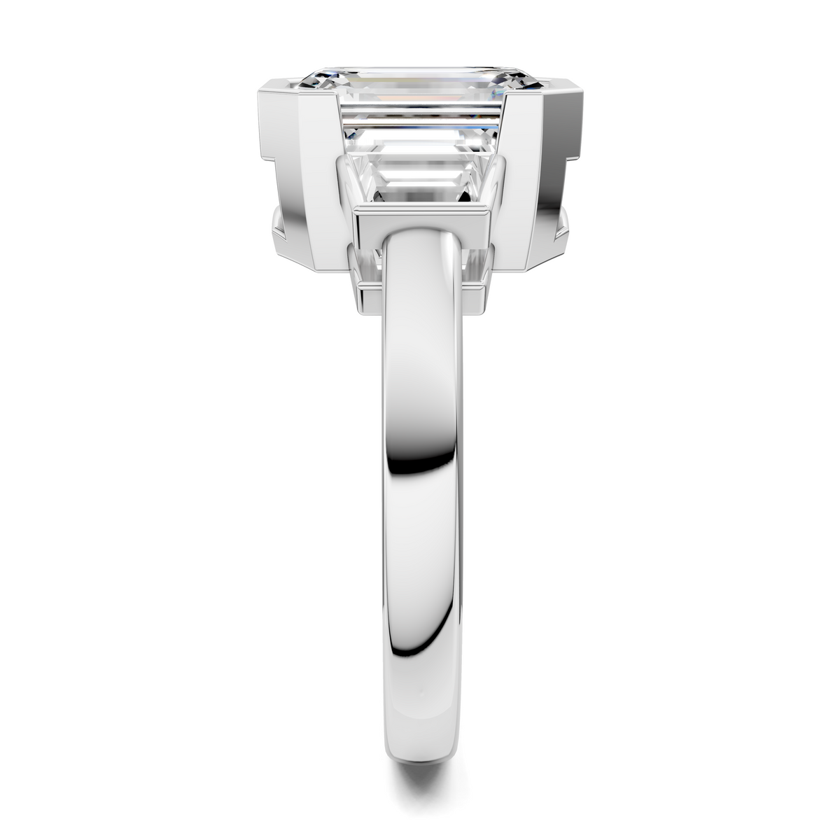 Lakelynn Bezel Three Stone Ring
