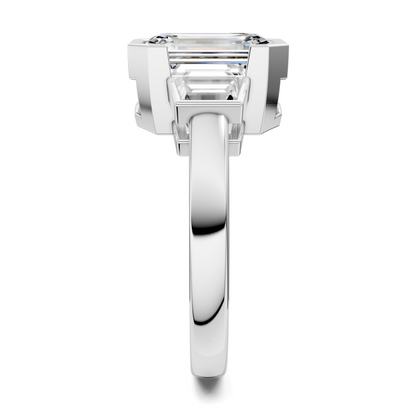 Lakelynn Bezel Three Stone Ring