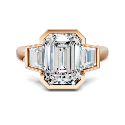 Lakelynn Bezel Three Stone Ring