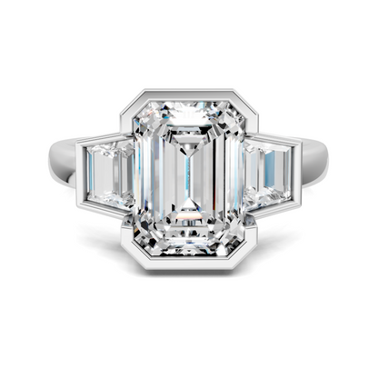 Lakelynn Bezel Three Stone Ring