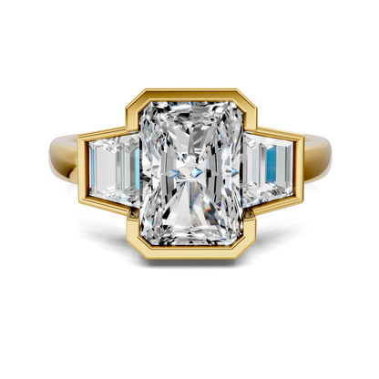 Lakelynn Bezel Three Stone Ring