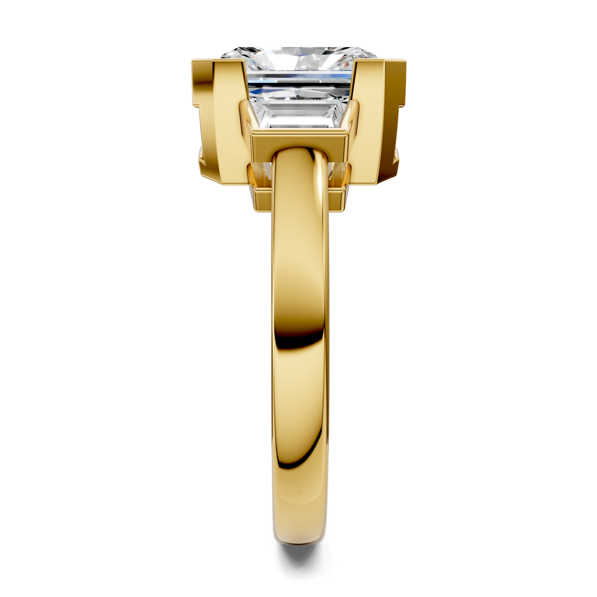 Lakelynn Bezel Three Stone Ring