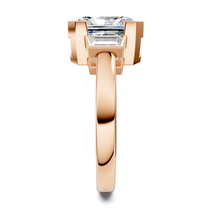 Lakelynn Bezel Three Stone Ring