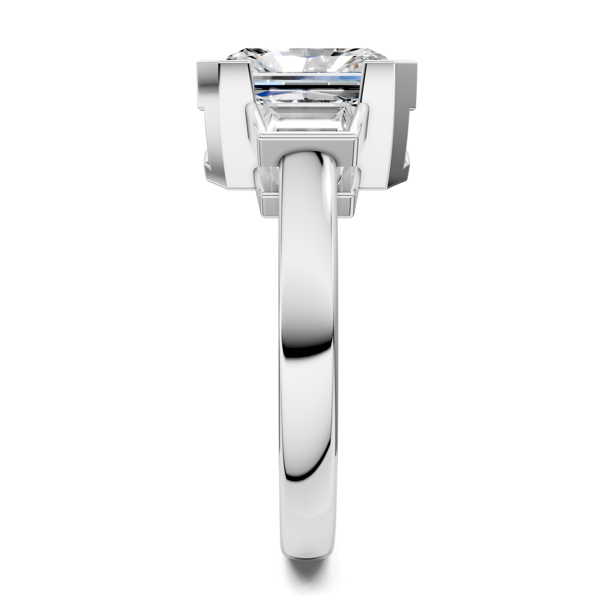 Lakelynn Bezel Three Stone Ring