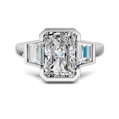 Lakelynn Bezel Three Stone Ring